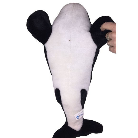 Orca Whale Sea World Collectible Plush - 17" Amusement park Souvenir - Picture 10 of 11
